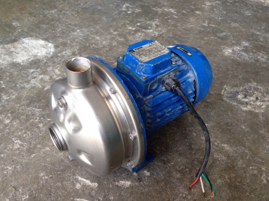 ขายปั้มน้ำหัวสแตนเลส Ebara 1.2HP. 380V สภาพดี วิ่งนิ่มเดิมๆ พร้อมใช้งาน
