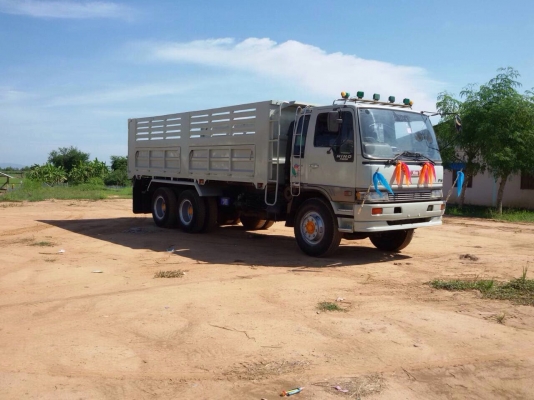 ขายรถบรรทุกสิบล้อดัมพ์ HINO 3M เครื่องเดิม 240 แรง ปี 36 กระบะดัมพ์สหะมิตร ทะเบียนพร้อม