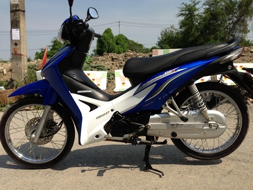 ขายhonda wave110i  สีน้ำเงินปี2555