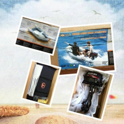 ขาย!! เรือยางพร้อมเครื่องยนต์ 6 แรงใหม่ พร้อมของแถม