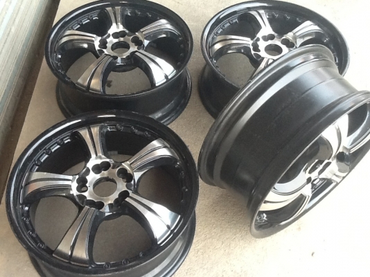 ขายแม็กขอบ 17 5รู100/114 กว้าง7 ET35 ครบชุด4วง