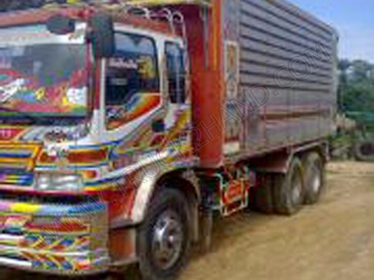 รถบรรทุกพ่วงดั๊มพ์ แม่-ลูก ยี่ห้อ ISUZU 320 แรงม้า