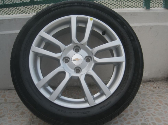 ขายล้อแม็กเดิม Chevrolet sonic 16"x6" 4รู100 et51+ยางปี 12(081-3747940)