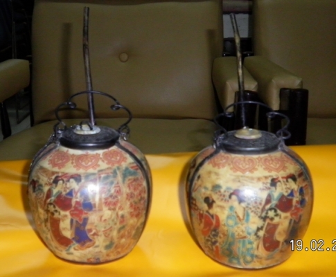 โถสูบฝิ่นลายสวย