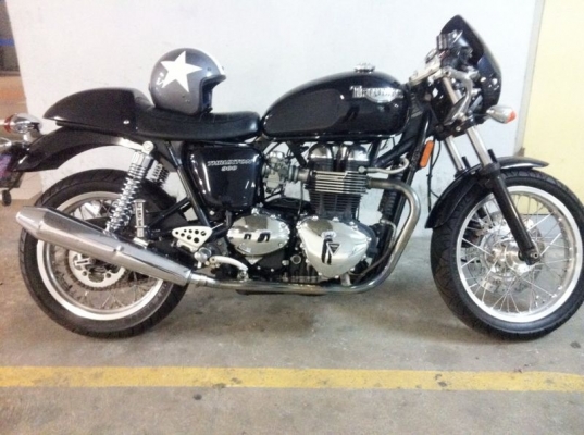 Triumph thruxton ปี08 รถศูนย์--ลดราคาแล้ว