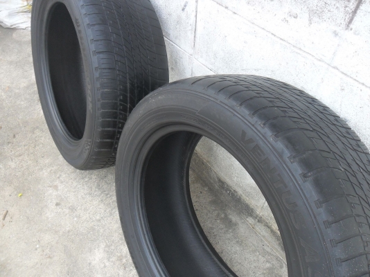 ยาง Hankook 255/50R19 ปี10 สวยๆ 1 คู่ ยาง Hankook 255/50R19 ปี10 สวยๆ 1 คู่