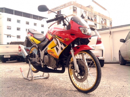 ขออนุญาติขาย  HONDA LS 125D NEW มือเดียว สีแดงดำ ล้อทอง