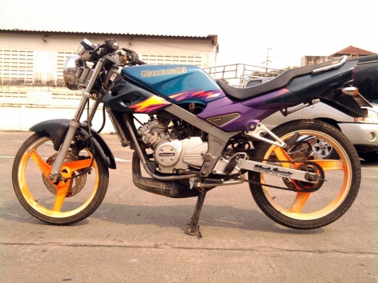 ขออนุญาติขาย KAWASAKI VICTOR 150 CC. มือเดียว สีฟ้าเขียว ล้อแม็ ขออนุญาติขาย KAWASAKI VICTOR 150 CC. มือเดียว สีฟ้าเขียว ล้อแม็