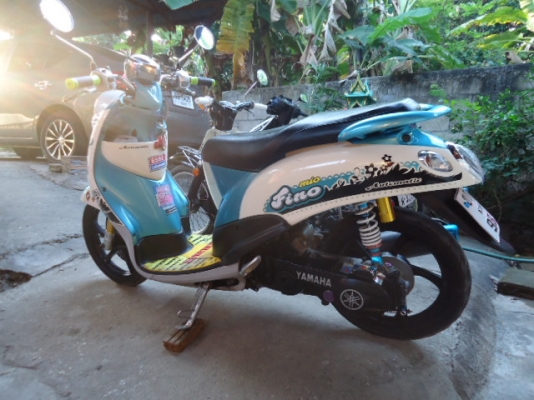 รถแต่ง มิโอ ฟิโน่ สภาพดี สวยๆ แม็กสีดำ รถสีเขียว ขาว ยางใหม่ มีเล่มทะเบียนโอนพร้อม ไม่ขาดต่อ ลดราคา 14,000.- อยู่เชียงใหม่ครับ