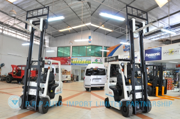 ขายรถโฟล์คลิฟท์มือสอง NISSAN รุ่น NL01-000188 ราคา 185,000 บาทนำเข้าจากประเทศญี่ปุ่น 100\% ไม่เคยใช้งานในประเทศไทย