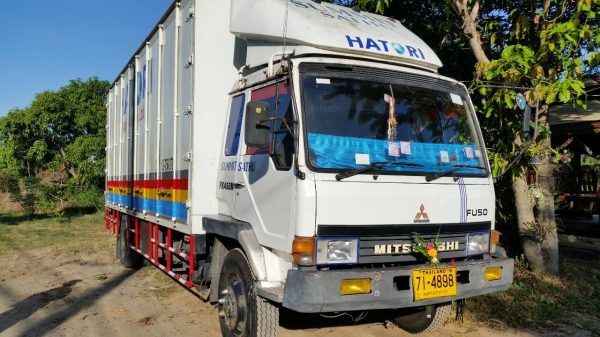 ขายรถ 6 ล้อ ตู้แห้ง รถสวยพร้อมใช้ ตู้ยาว7.20เมตร