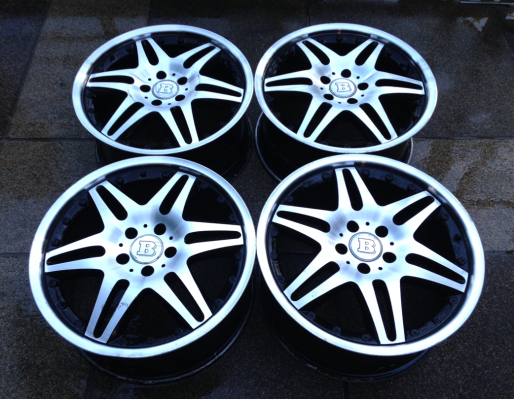 ล้อ BRABUS block 6 ขอบ18 ไม่เคยซ่อม ราคาไม่แพง