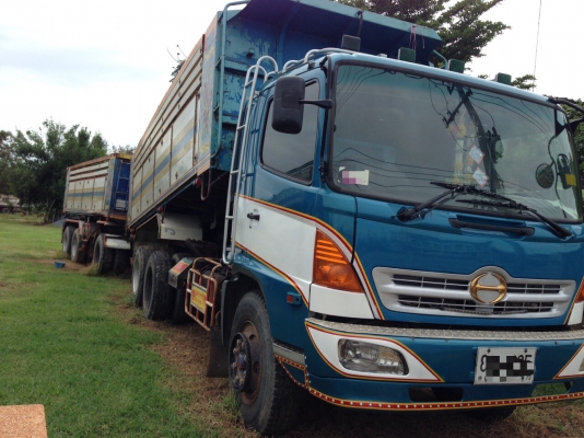 ขายสิบล้อพ่วงแม่ลูกHINO MEGA260แรงเครื่องJO8Cเกียร์เดิมปี2547