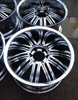 ล้อVIP งานโครมเมียมนอก ขอบ20 6รู139 สภาพสวย ไม่มีซ่อม ขอบเดิมหนาๆ ราคาไม่แพง