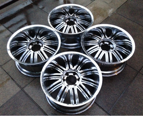 ล้อVIP งานโครมเมียมนอก ขอบ20 6รู139 สภาพสวย ไม่มีซ่อม ขอบเดิมหนาๆ ราคาไม่แพง
