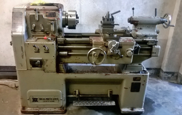 ขายถูกๆ เครื่องกลึงมือสองจากญี่ปุ่น WASINO LRS-50A  4,5 ฟุต