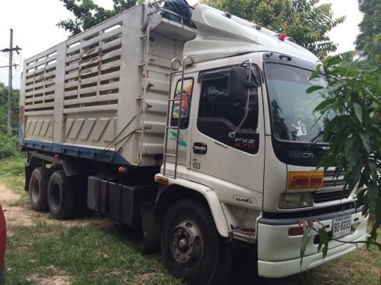 (ขายแม่-ลูกดั้ม..1800000)18ล้อ 270แรง แม่ปี45.ลูกปี49 รถบรรทุกขี้ยางแห้ง..ขายแยกหรือยก...รถสวย.