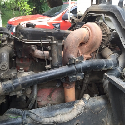 (ขายแม่-ลูกดั้ม..1800000)18ล้อ 270แรง แม่ปี45.ลูกปี49 รถบรรทุกขี้ยางแห้ง..ขายแยกหรือยก...รถสวย.