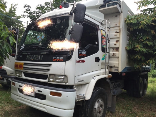 (ขายแม่-ลูกดั้ม..1800000)18ล้อ 270แรง แม่ปี45.ลูกปี49 รถบรรทุกขี้ยางแห้ง..ขายแยกหรือยก...รถสวย.