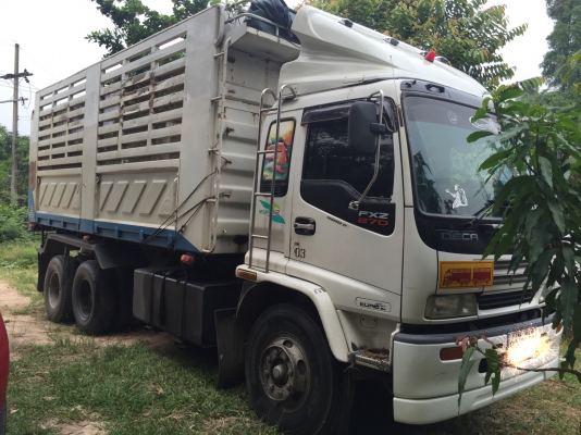 (ขายแม่-ลูกดั้ม..1800000)18ล้อ 270แรง แม่ปี45.ลูกปี49 รถบรรทุกขี้ยางแห้ง..ขายแยกหรือยก...รถสวย.