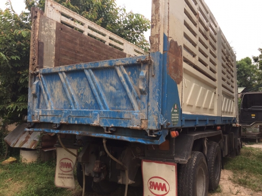 (ขายแม่-ลูกดั้ม..1800000)18ล้อ 270แรง แม่ปี45.ลูกปี49 รถบรรทุกขี้ยางแห้ง..ขายแยกหรือยก...รถสวย.