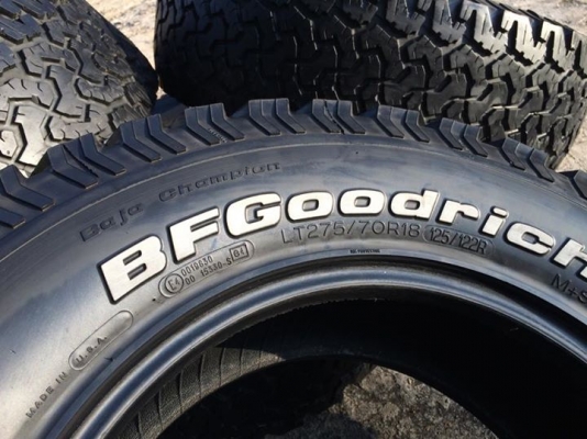 มือ2 BF Goodrich All-Terrain KO 275 70 r18 ยาง33นิ้ว ขอบ18