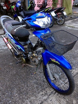 .เวบ 125S ไฟเลี้ยวบังลม สภาพแต่ง คาบูเอ็นโปร