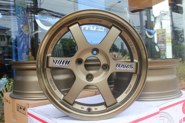 ล้อ TE37 ขอบ15X7 งานเหมือน ปั๊มครบ วงละ 2,500 บาท