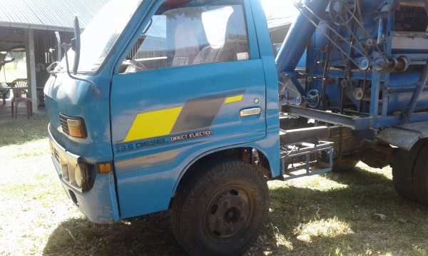 หกล้อ อีซูซุ TL85 ช่วงสั้น ตู้นวดข้าวเกษตรพัฒนา5ฟุต พร้อมใช้ เล่มทะเบียนชุดโอนมีครบ