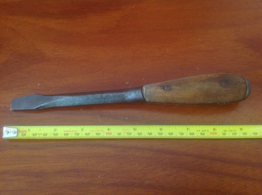 ขายไขควงโบราณ Antique U.S.A. 9.5" ปาก 1/2"