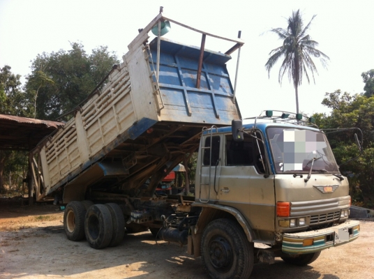 ( เปิดขายอีกรอบ ) HINO F17 วางเครื่อง HO7D  สองเพลา กระบะเหล็กดั๊ม เบรคทิฟฟี่
