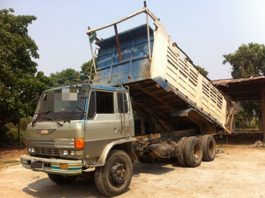 ( เปิดขายอีกรอบ ) HINO F17 วางเครื่อง HO7D  สองเพลา กระบะเหล็กดั๊ม เบรคทิฟฟี่