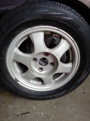 ขายล้อขอบ14พรัอมยางมี1วง