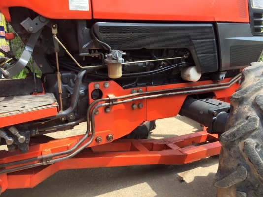 ขายรถไถKubota L4508 (4WD) พร้อมใบมีดหน้าและผานพรวนCMT24x6 รถพร้อมใช้งาน ขายรถไถKubota L4508 (4WD) พร้อมใบมีดหน้าและผานพรวนCMT24x6 รถพร้อมใช้งาน