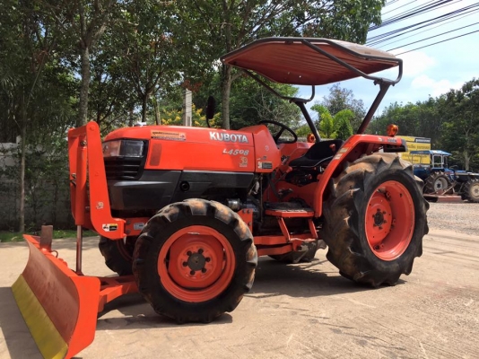 ขายรถไถKubota L4508 (4WD) พร้อมใบมีดหน้าและผานพรวนCMT24x6 รถพร้อมใช้งาน