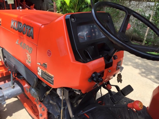 ขายรถไถKubota L4508 (4WD) พร้อมใบมีดหน้าและผานพรวนCMT24x6 รถพร้อมใช้งาน