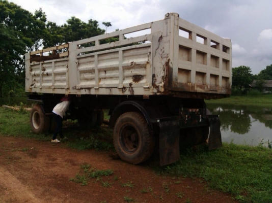 ขายด่วน หางพ่วงดั้มพ์ของพนัส  พร้อมใช้งาน  เอกสารพร้อม ทำสีใหม่ก็สวยแล้ว