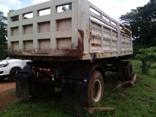 ขายด่วน หางพ่วงดั้มพ์ของพนัส  พร้อมใช้งาน  เอกสารพร้อม ทำสีใหม่ก็สวยแล้ว