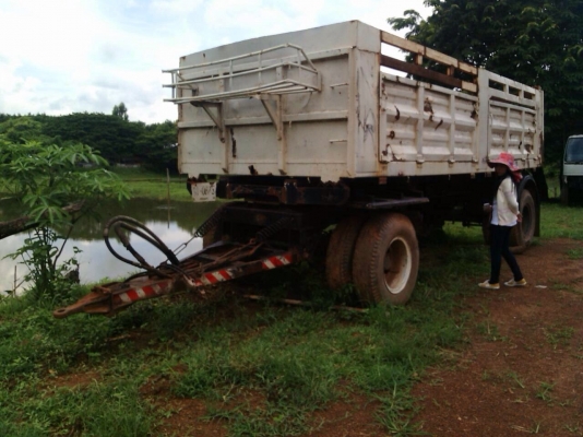 ขายด่วน หางพ่วงดั้มพ์ของพนัส  พร้อมใช้งาน  เอกสารพร้อม ทำสีใหม่ก็สวยแล้ว