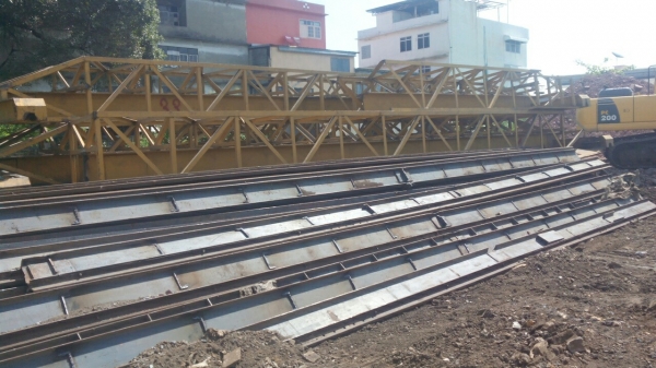 เหล็กโครงพร้อมรางเครน