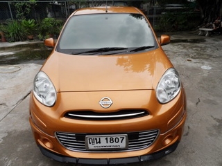 Nissan March 1.2 AUTO ปี 2011 รถบ้านเจ้าของเดียว จัดไฟแนนซ์ได้ T.086-527-9533