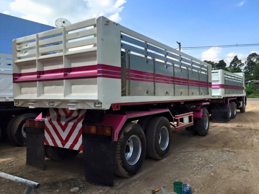 ขายสิบล้อ HINO FM1A 344 ปี53 พ่วงแม่ลูกดั้ม  รถสวยพร้อมใช้งาน