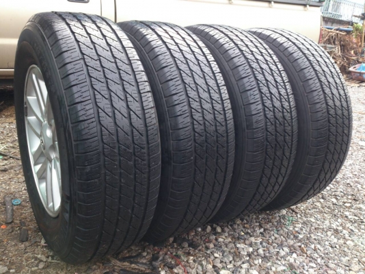 ขายแม็ก TOYOTA VIGO CHAMP ขอย17 พร้อมยาง มิชลิน 265/65R17 ปี12 สวยๆ จำนวน 1 ชุด พร้อมน๊อตแท้ 24 ตัว