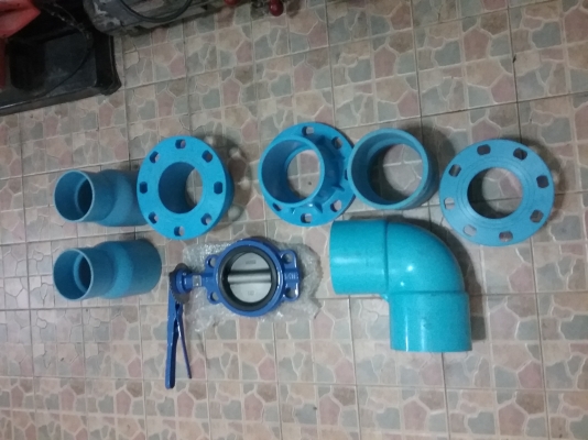 Butterfly valve 5นิ้ว และข้อต่อหน้าแปลน ต่างๆ