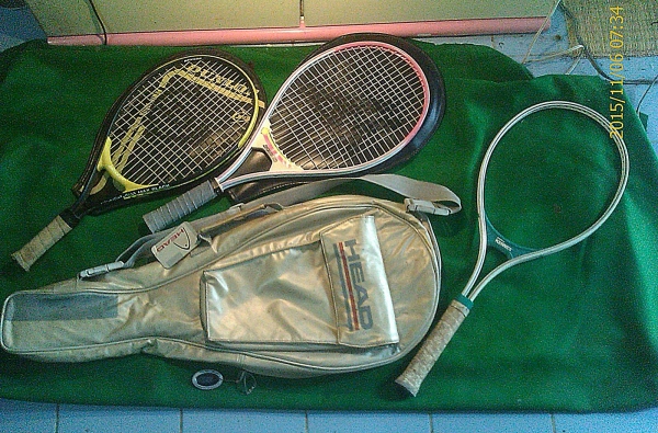 ไม้เทนนิส 3 อันพร้อมซองหนัง HEADแท้