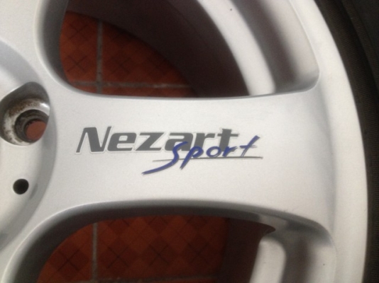 ล้อเเท้ W WORK NEZART SPROT ขอบ16กว้าง7นิ้วอ๊อฟ42 4รู100สีเดิมๆสภาพสวยๆ