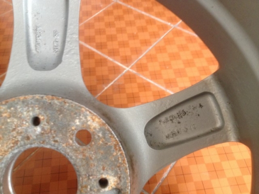 ล้อเเท้ W WORK NEZART SPROT ขอบ16กว้าง7นิ้วอ๊อฟ42 4รู100สีเดิมๆสภาพสวยๆ