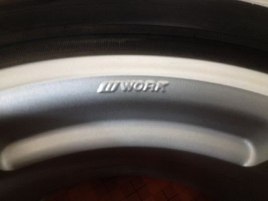 ล้อเเท้ W WORK NEZART SPROT ขอบ16กว้าง7นิ้วอ๊อฟ42 4รู100สีเดิมๆสภาพสวยๆ