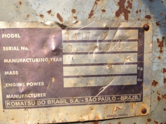 ขายด่วน!!แทรคเตอร์D41E-6 ใช้งานได้ดี ราคาถูก ขายด่วน!!แทรคเตอร์D41E-6 ใช้งานได้ดี ราคาถูก