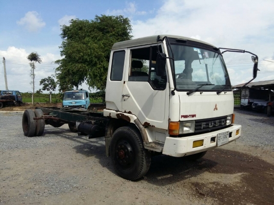 MITSUBISHI FK457 ปี43 หัว-คัสซี เครื่อง 6D16 195แรงม้า เครื่องดี คัสซีสวย FK457-TL......เสื้อเพาบุ๋ม  พวงมาลัยเพาเวอร์ เบรคทิฟฟี่ ช่วงล้อ 5.60 เมตร ยาว 7:20 เมตร